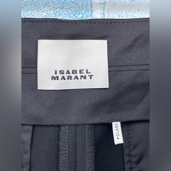 Isabel Marant - Scarly satin-tape wide wool pants size 34/2 - Picture 12 of 16